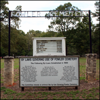 Fowler Cemetery Bylaws Image